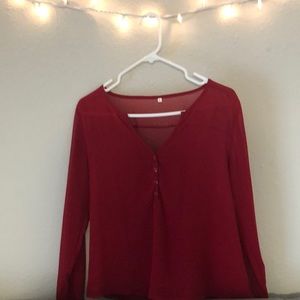 Long sleeve blouse